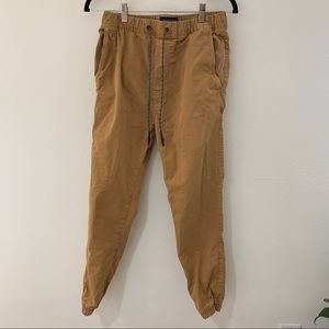 Khaki / Tan American Eagle Jogger Pants